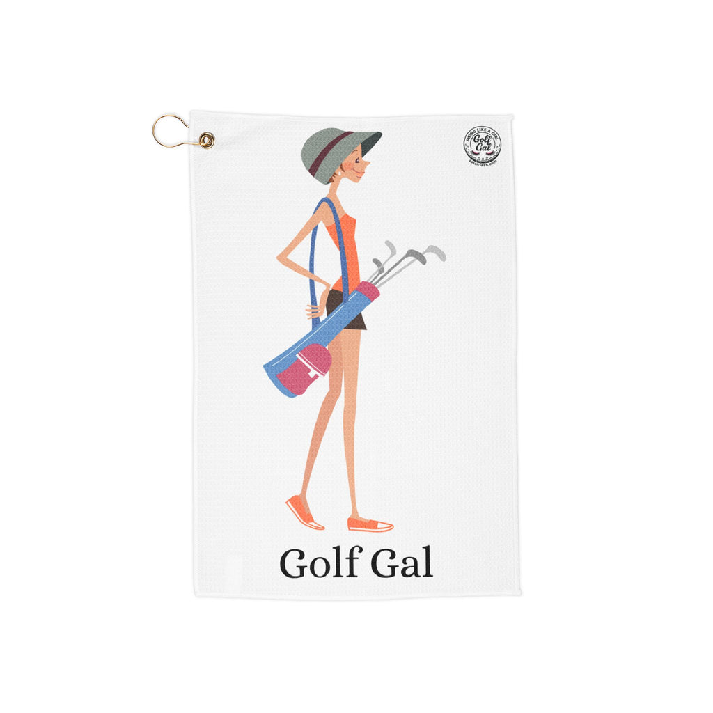 Golf Gal Golf Towel Poppy
