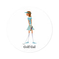 Golf Gal Round Stickers Lily