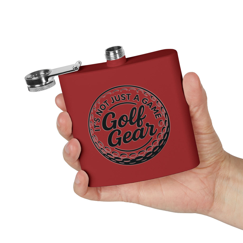 Golf Gear Sleek Stainless Steel Flask