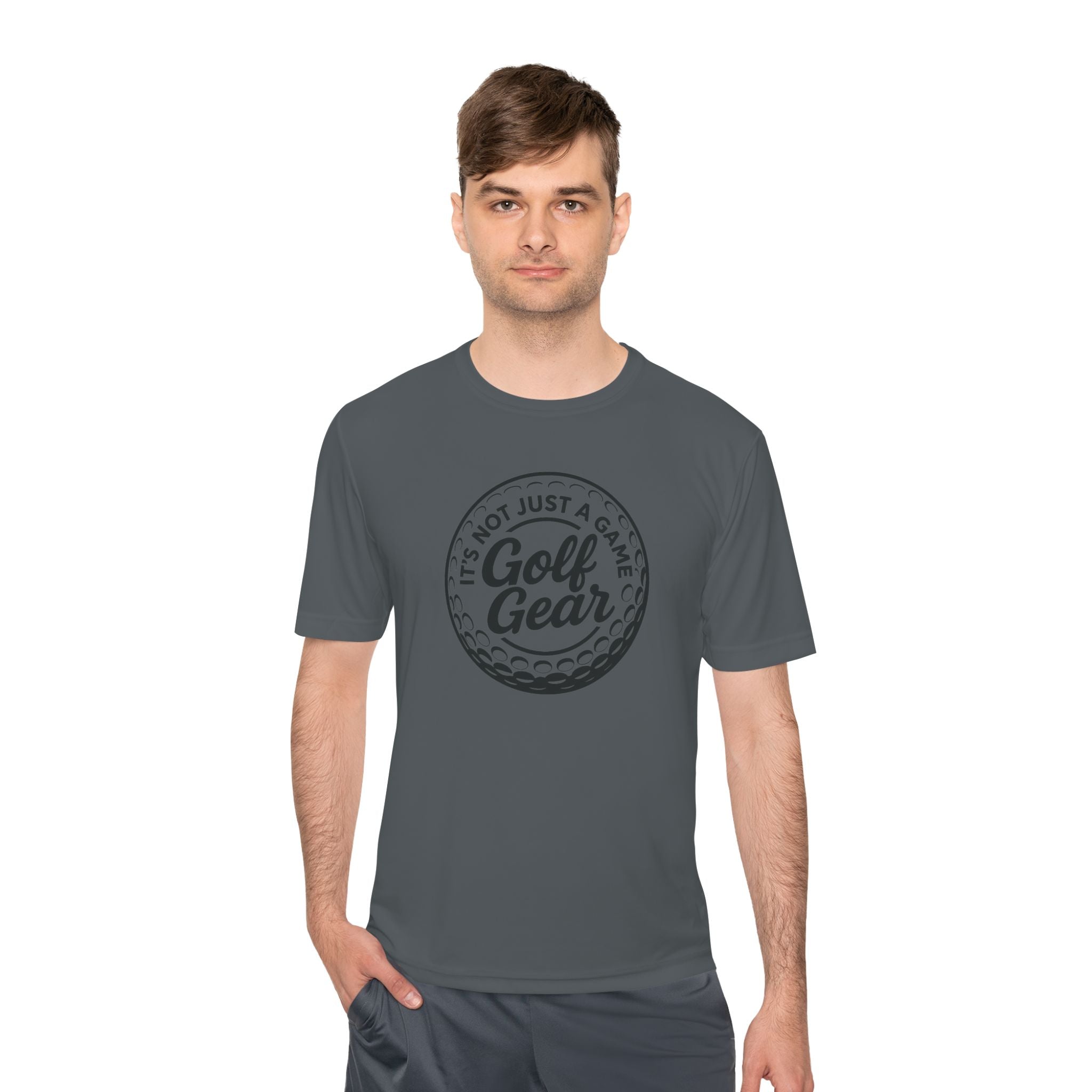 Golf Gear Tee — "It’s Not Just a Game" Moisture‑Wicking Golf Shirt