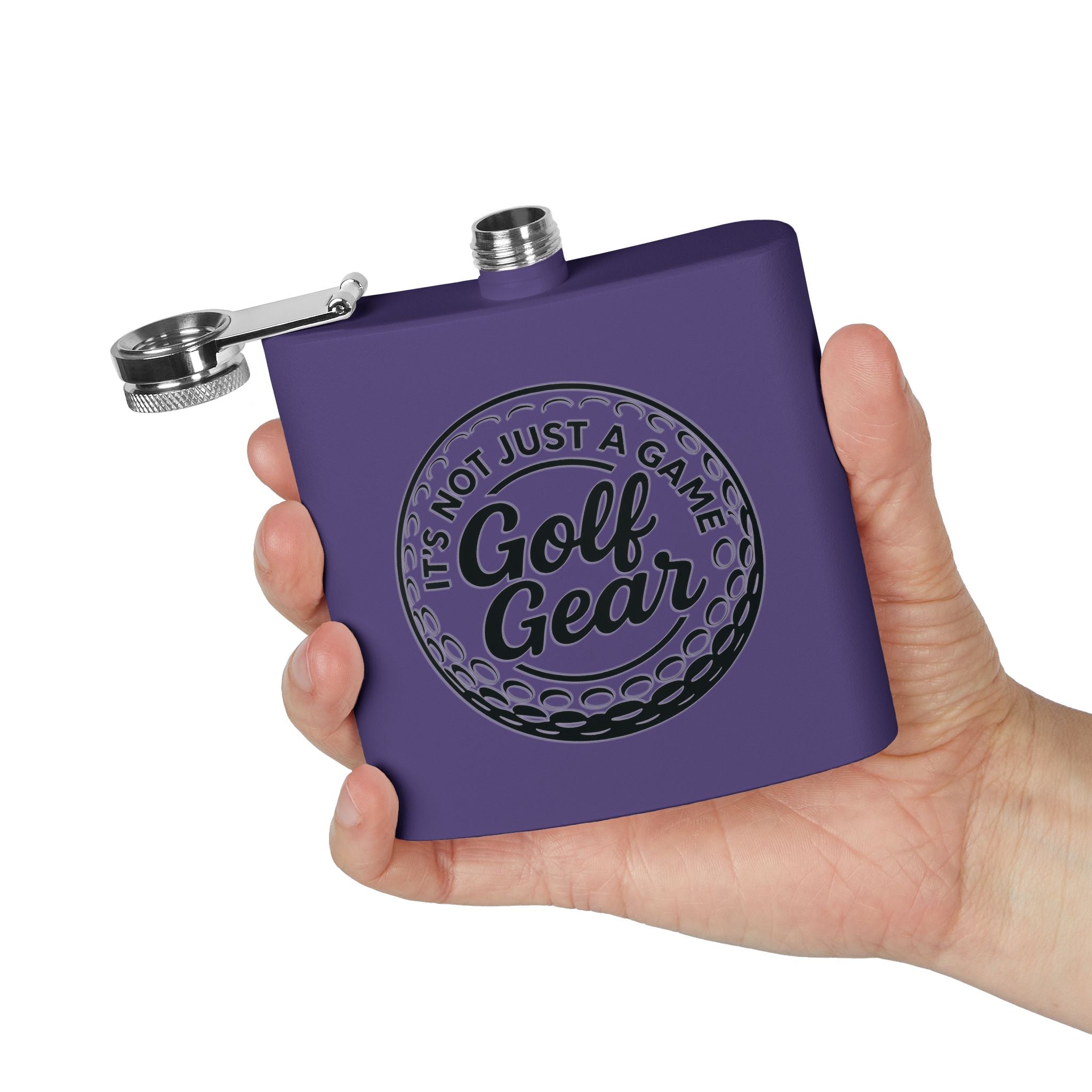 Golf Gear Sleek Stainless Steel Flask