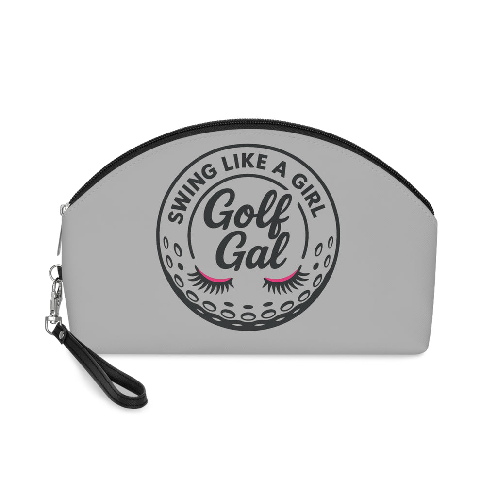 Grey Golf Gal Makeup Bag - Swing Like A Girl