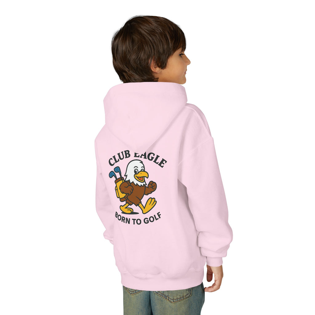 Club Eagle Born To Golf Youth Hoodie
