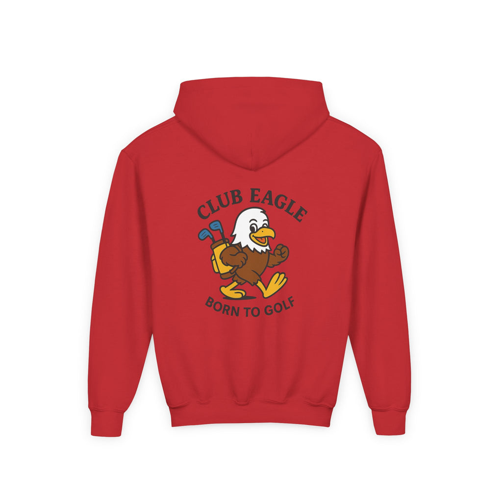 Club Eagle Born To Golf Youth Hoodie
