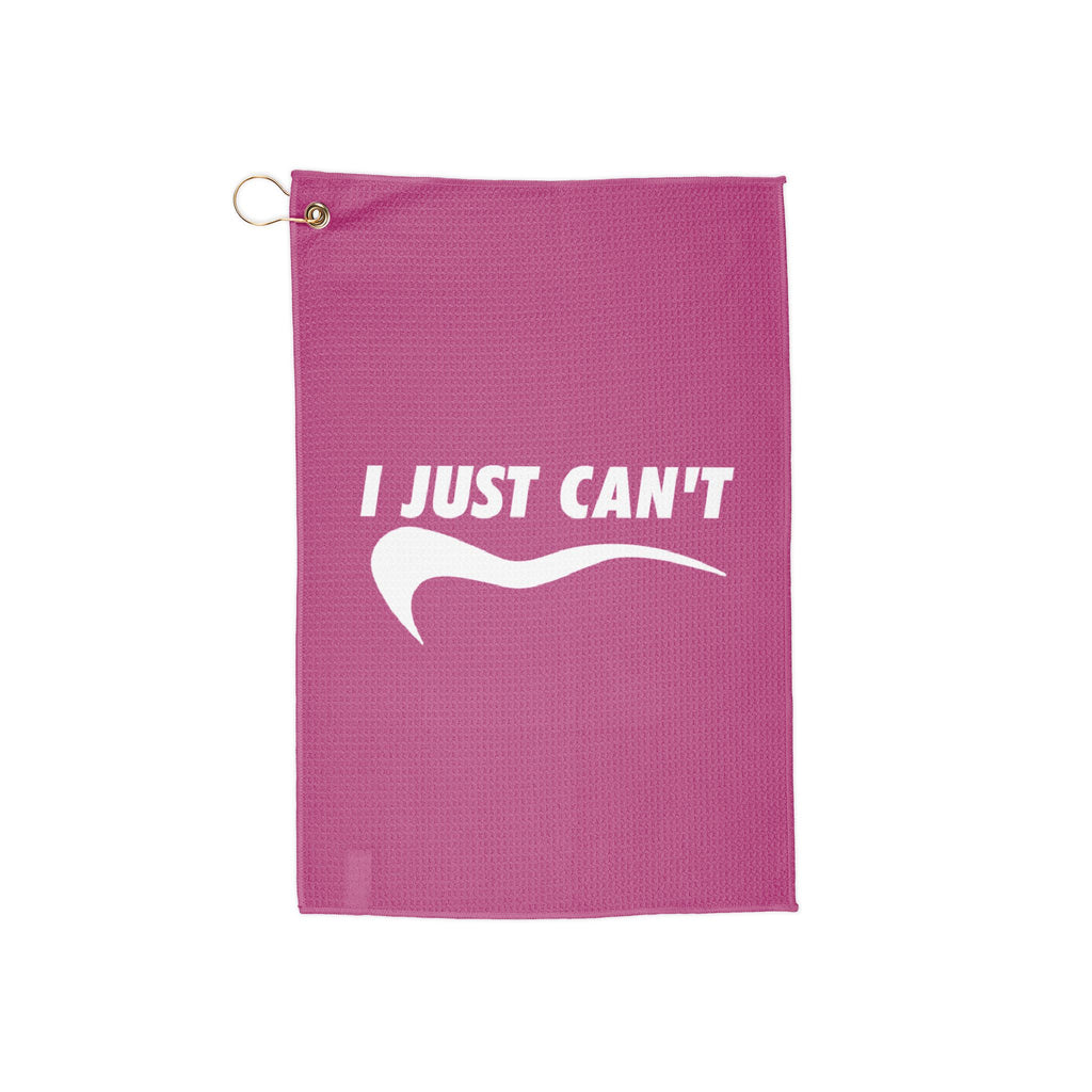 Fushia I just can't Golf Towel