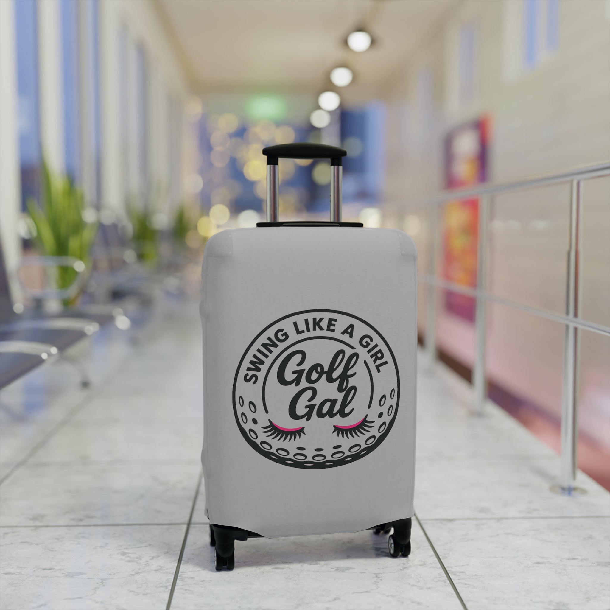 Golf Gal Luggage Cover Gray