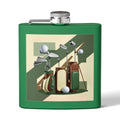 Retro Golf Sleek Stainless Steel Flask