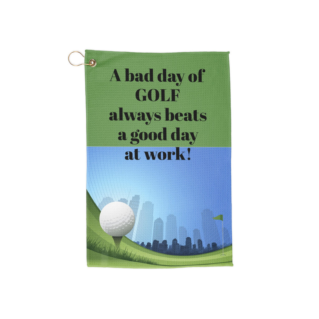 Bad day at golf  Golf Towel