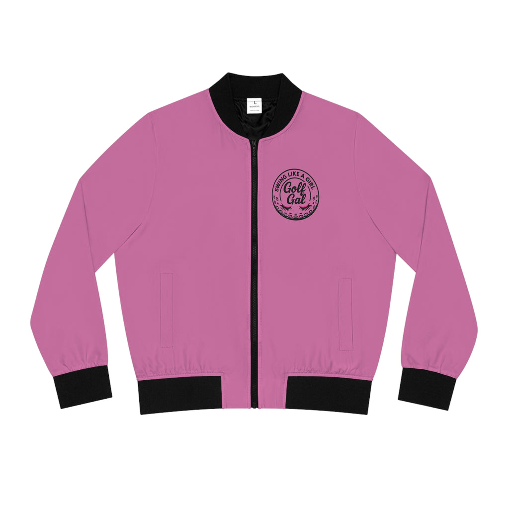 Pink Women's Golf Gal Bomber Jacket