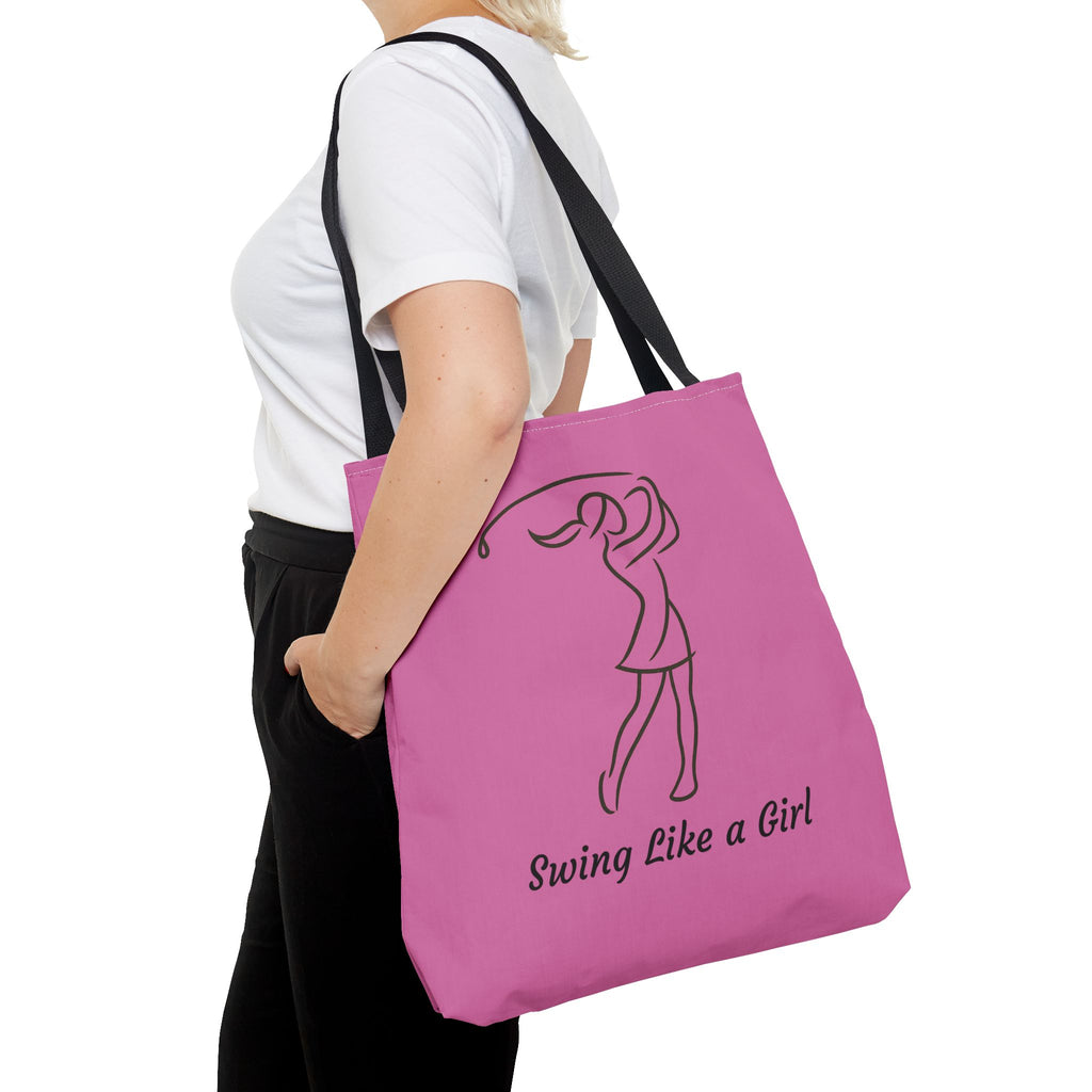 Swing Like A Girl Tote Bag