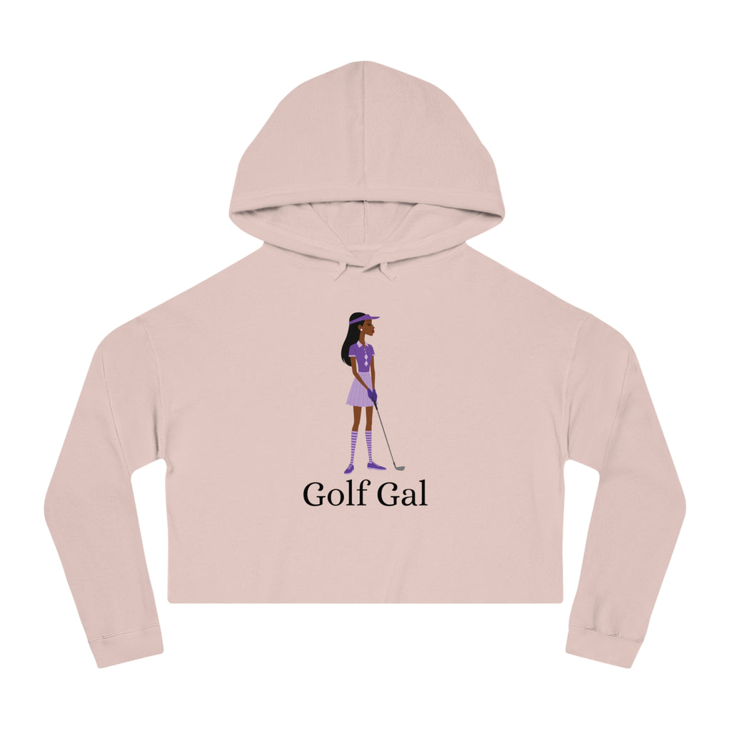 Golf Gal Women's Cropped Sweatshirt Violet