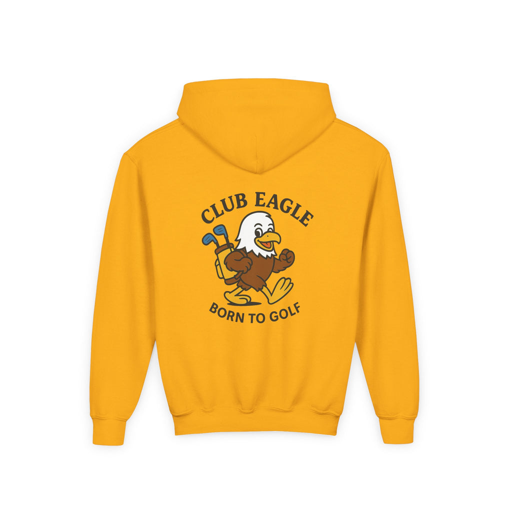 Club Eagle Born To Golf Youth Hoodie