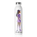 Golf Gal Slim Water Bottle Violet