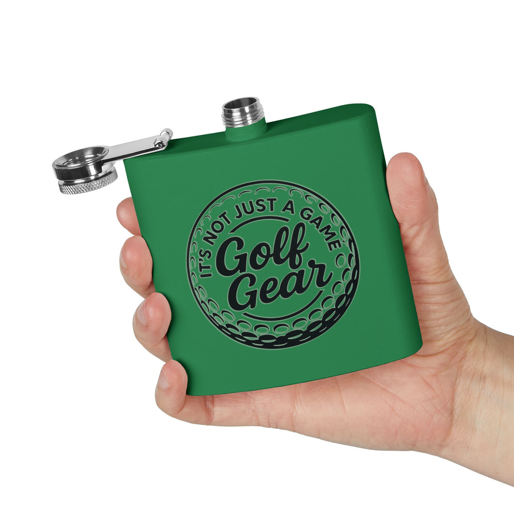 Golf Gear Sleek Stainless Steel Flask