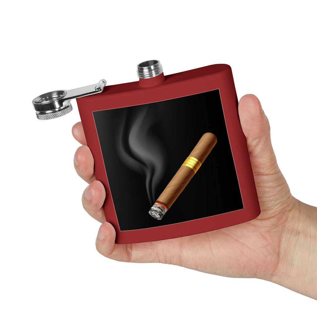 Cigar Sleek Stainless Steel Flask