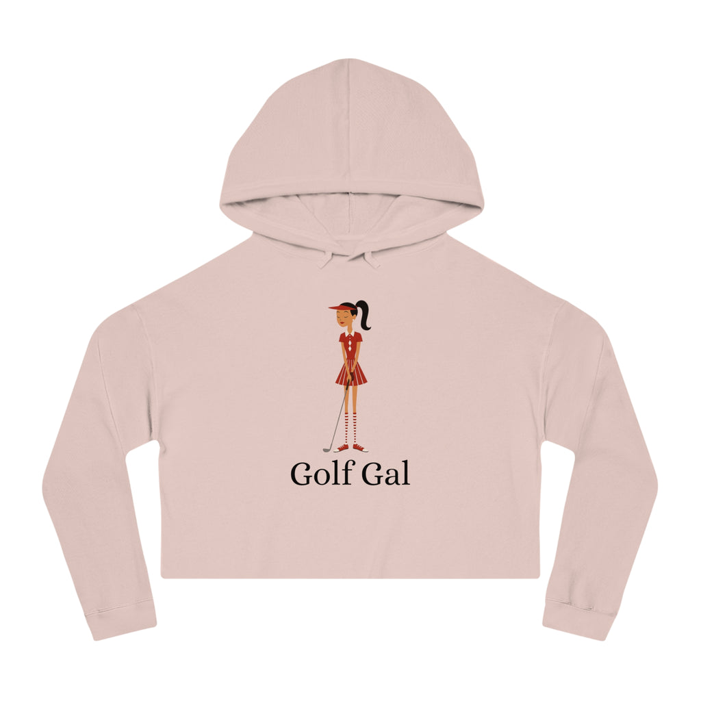 Golf Gal Women's Cropped Sweatshirt Ruby