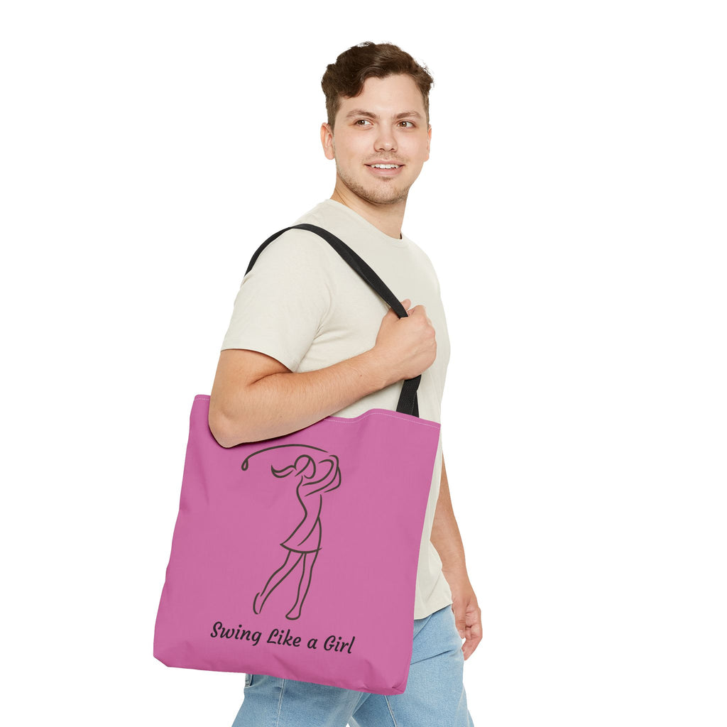 Swing Like A Girl Tote Bag