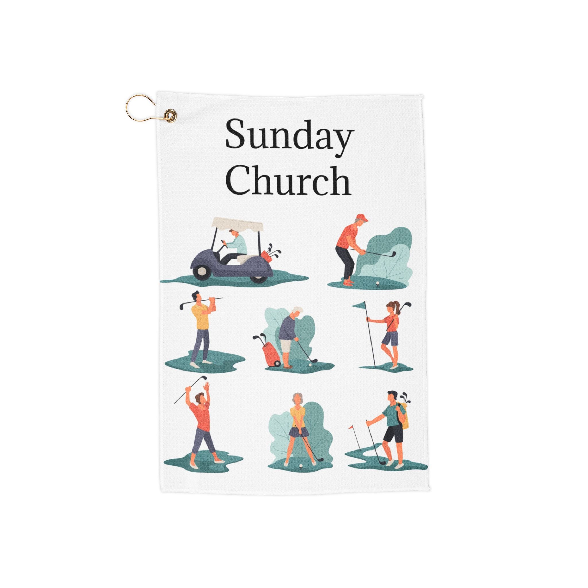 Sunday church Golf Towel
