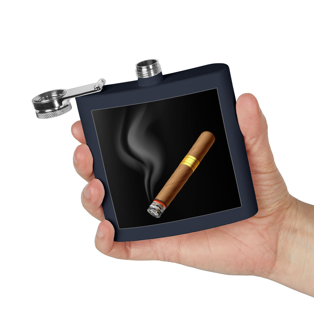 Cigar Sleek Stainless Steel Flask