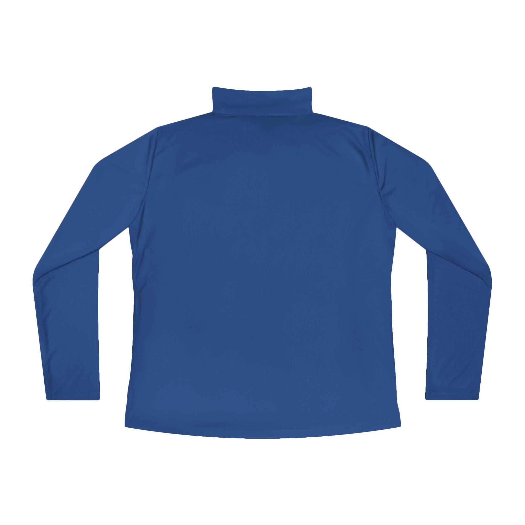 Swing Like A Girl Silhouette Ladies Quarter-Zip Pullover