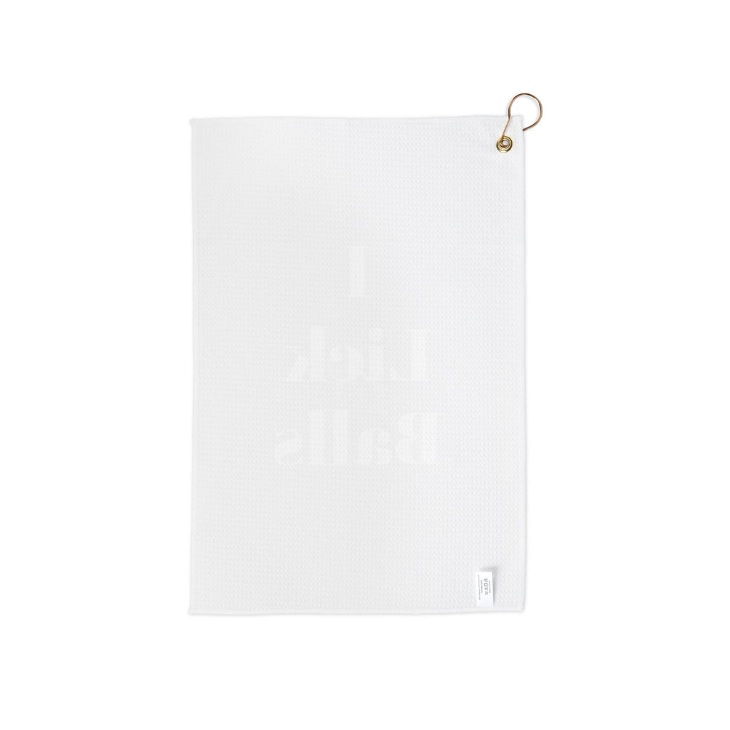 Black I lick balls Golf Towel
