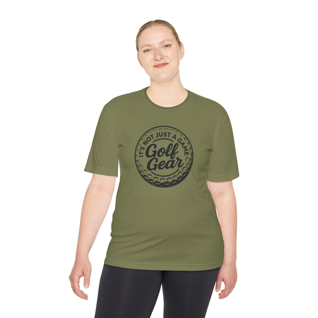 Golf Gear Tee — "It’s Not Just a Game" Moisture‑Wicking Golf Shirt