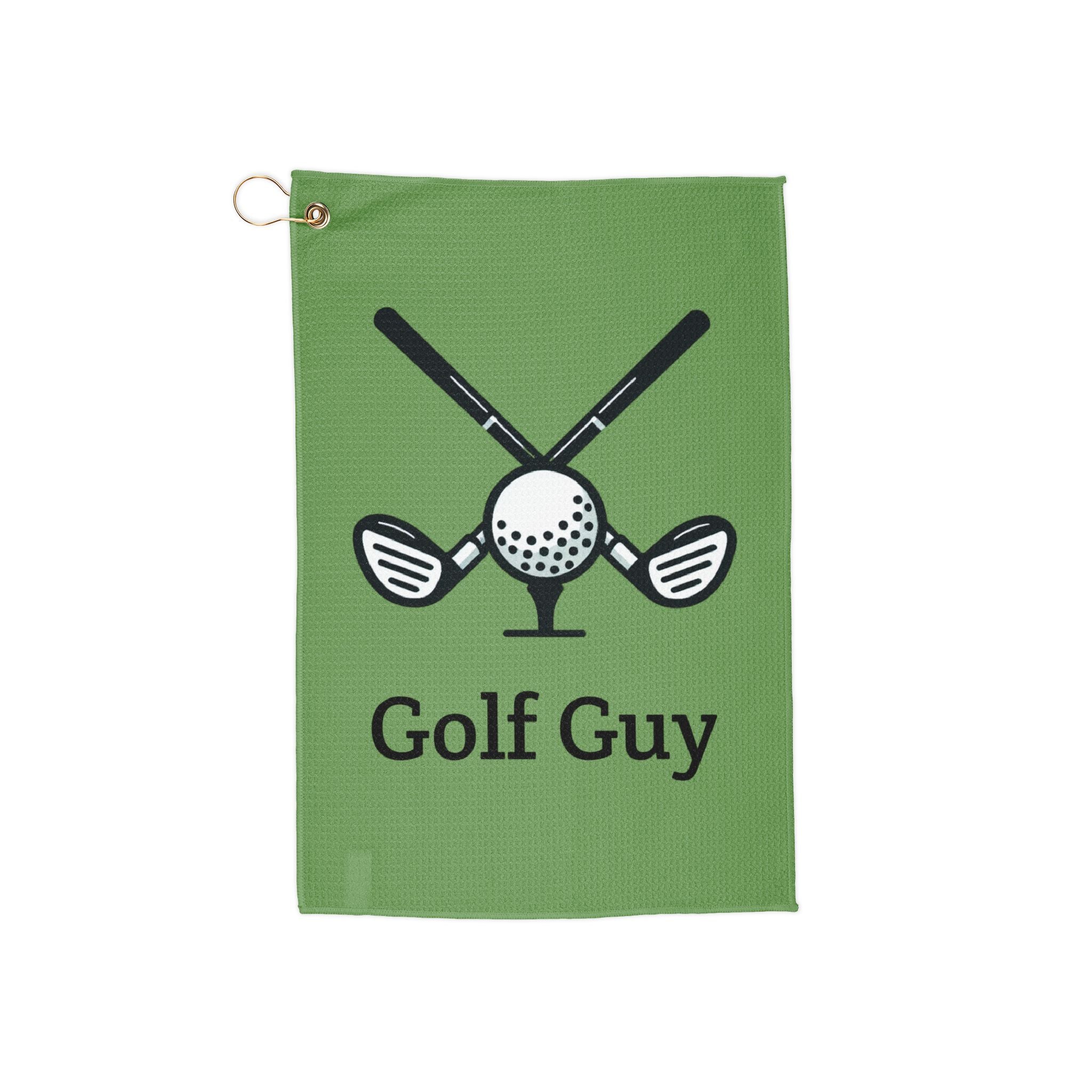 green golf guy Golf Towels