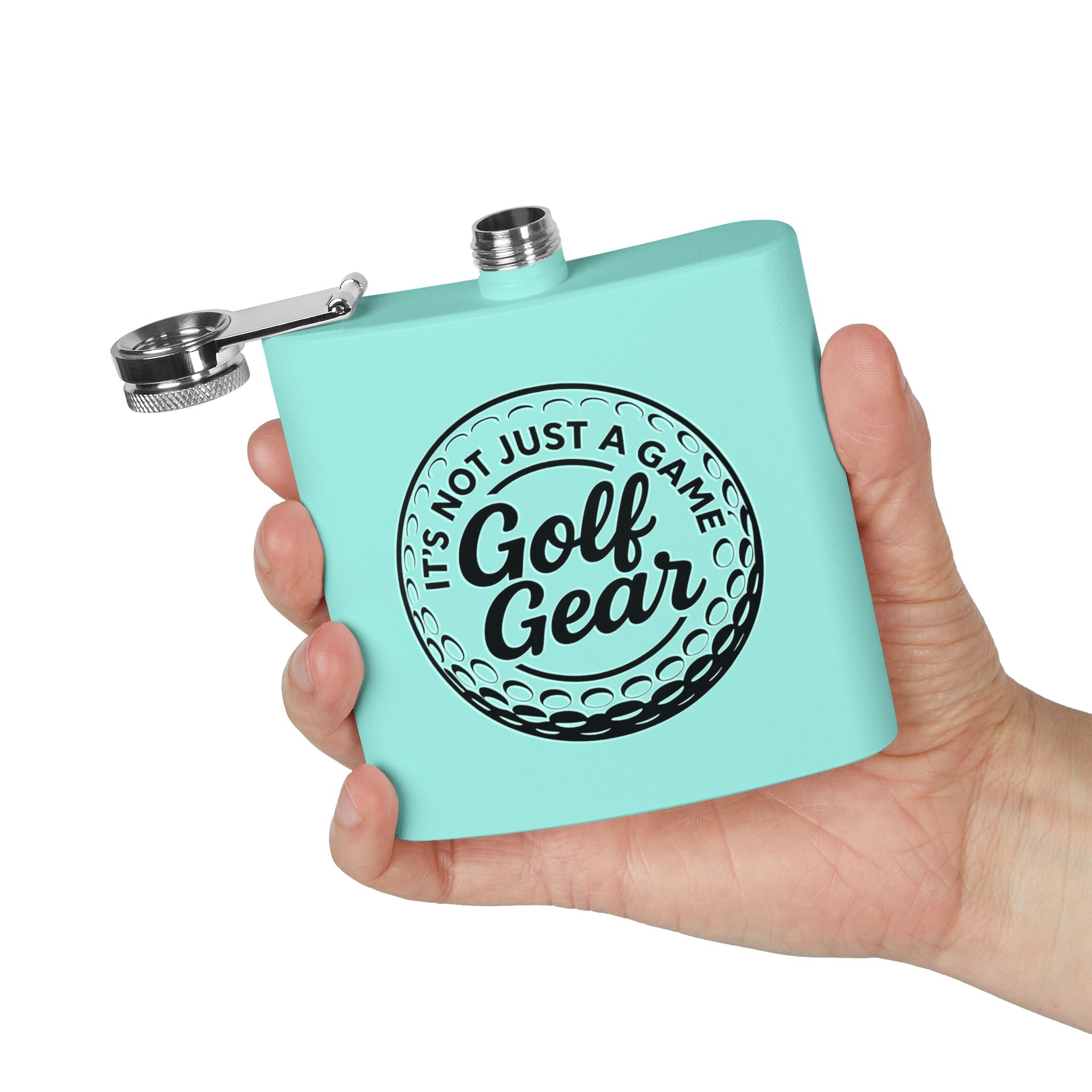 Golf Gear Sleek Stainless Steel Flask