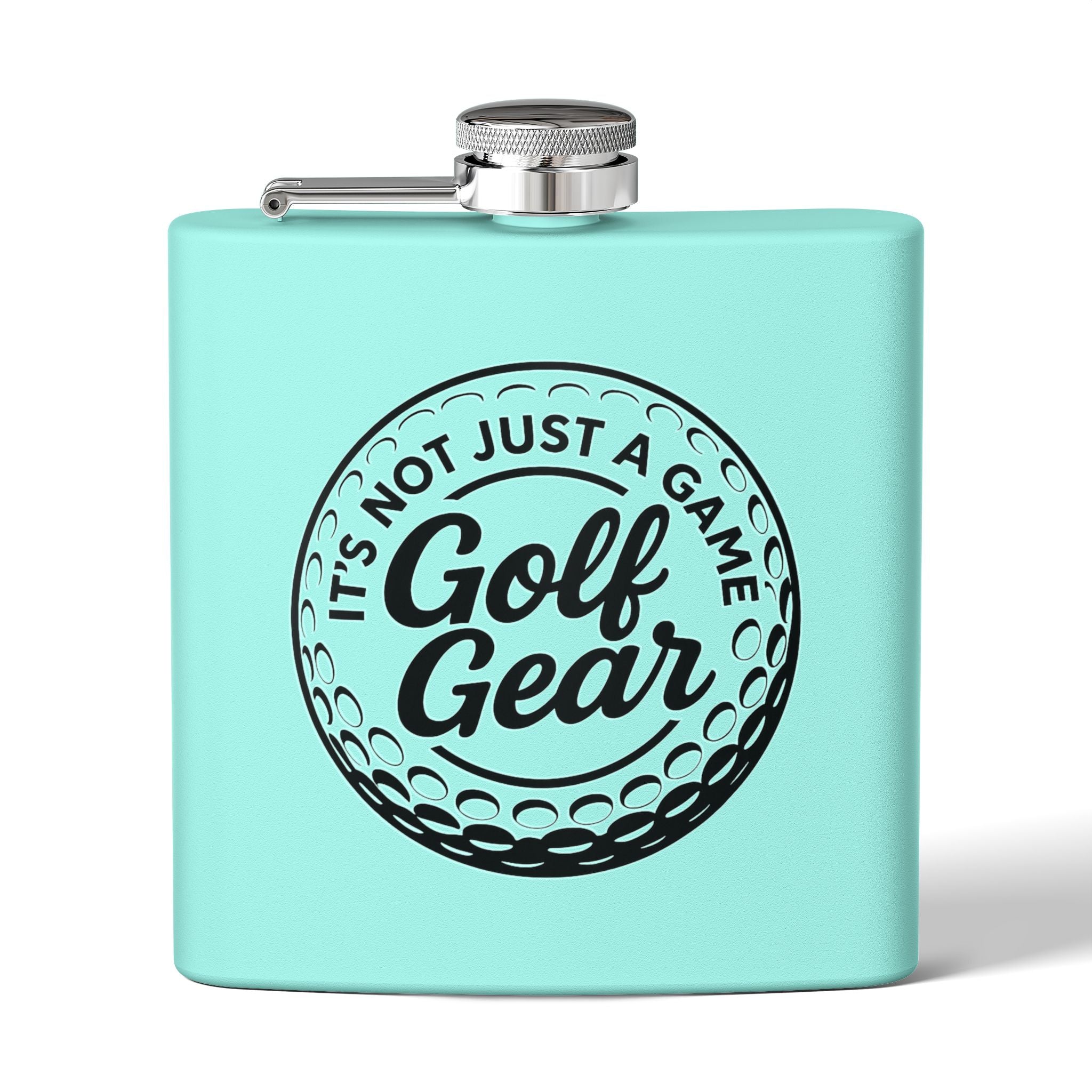 Golf Gear Sleek Stainless Steel Flask