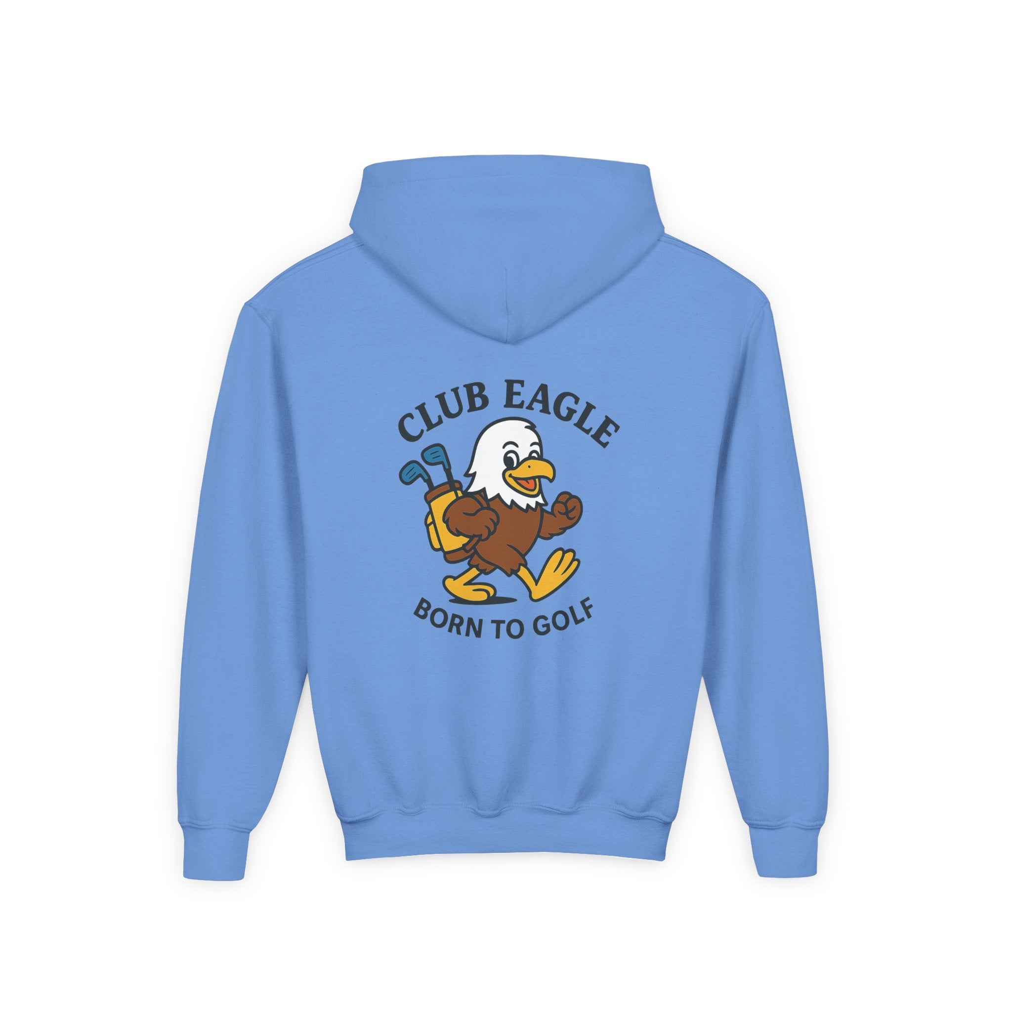 Club Eagle Born To Golf Youth Hoodie