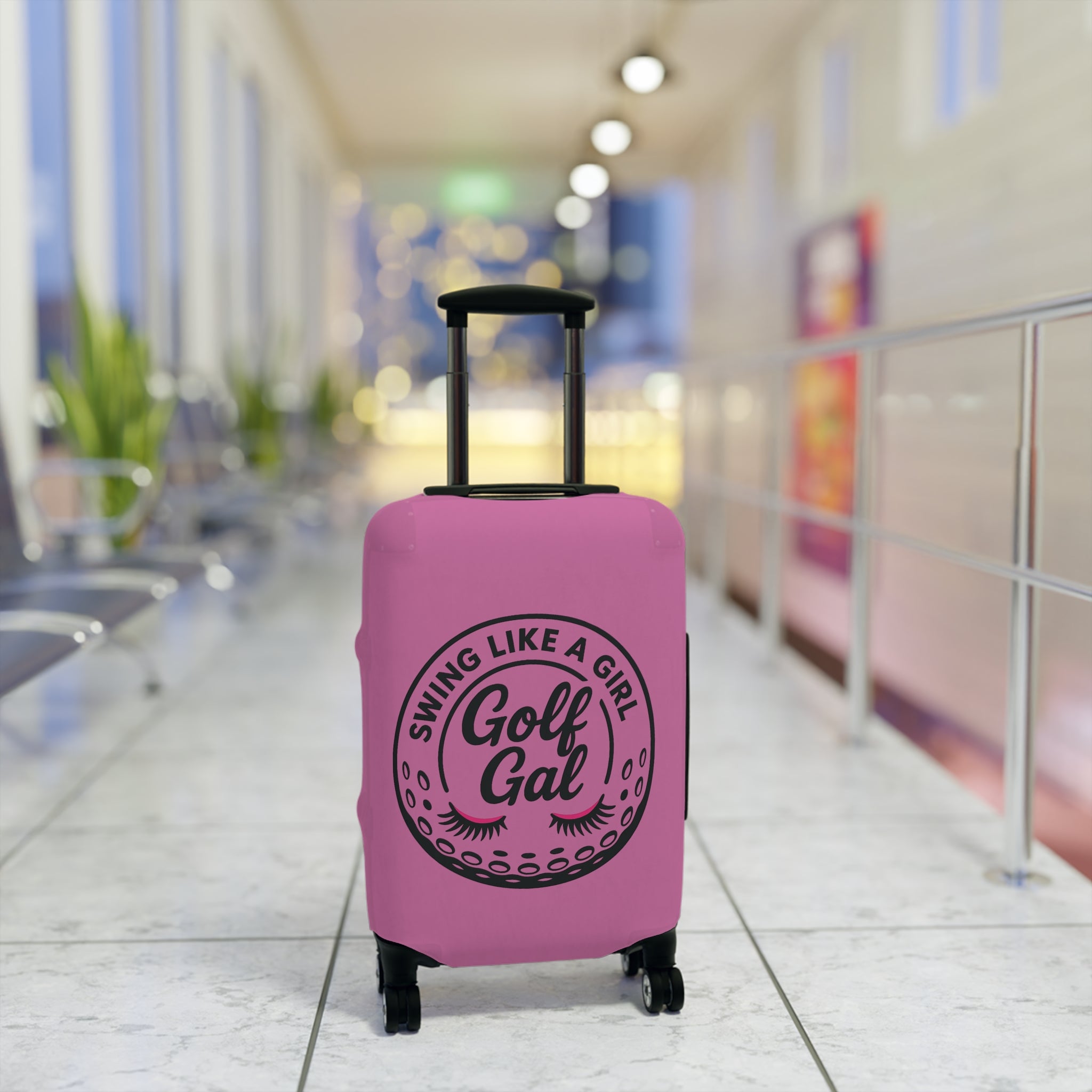 Golf Gal Luggage Cover Pink