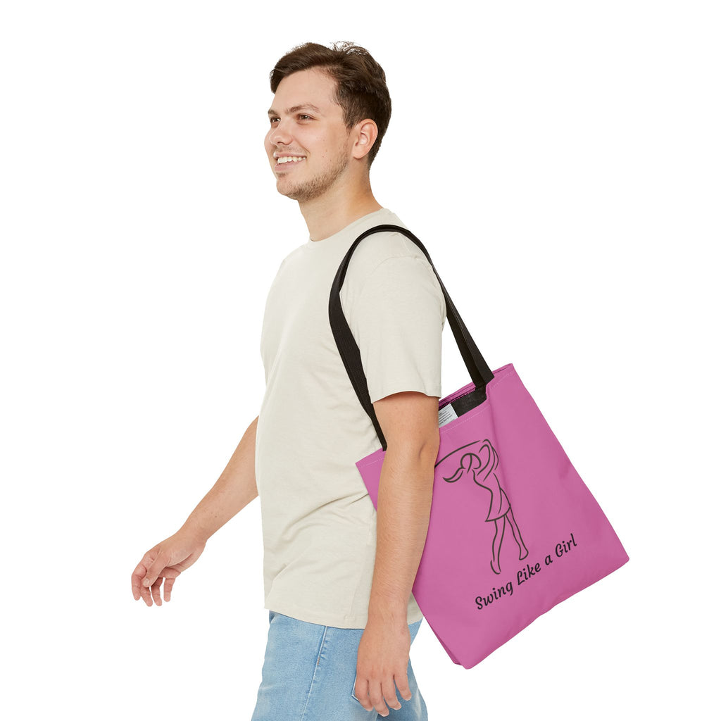 Swing Like A Girl Tote Bag
