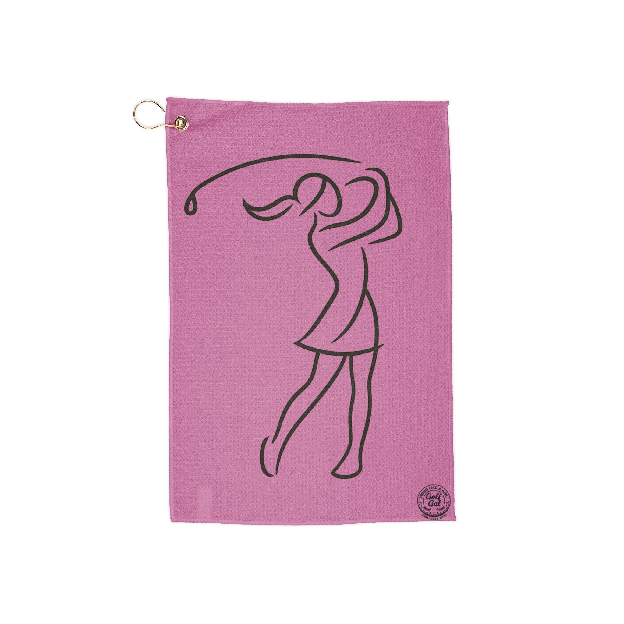 Outline gal Golf Towel