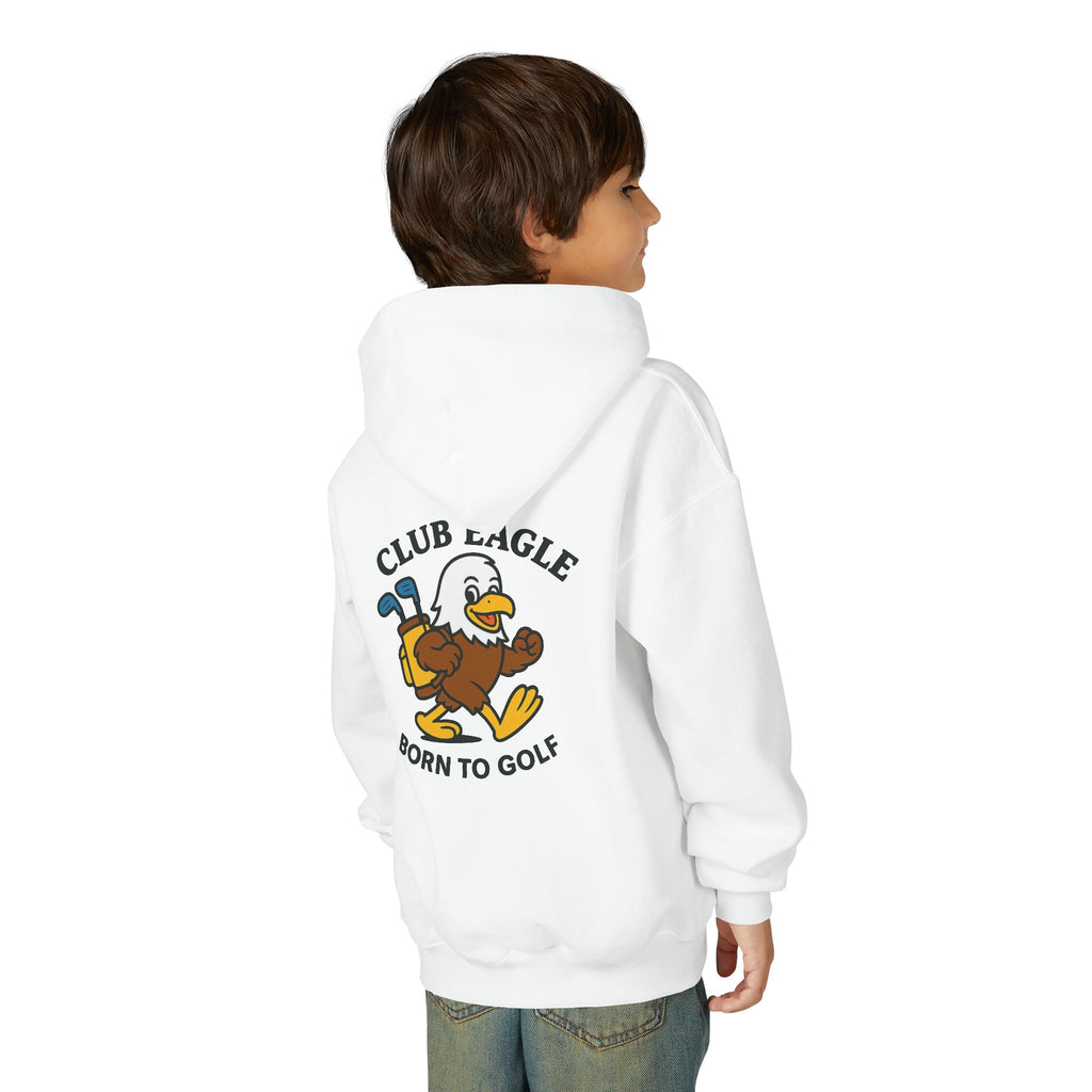 Club Eagle Born To Golf Youth Hoodie