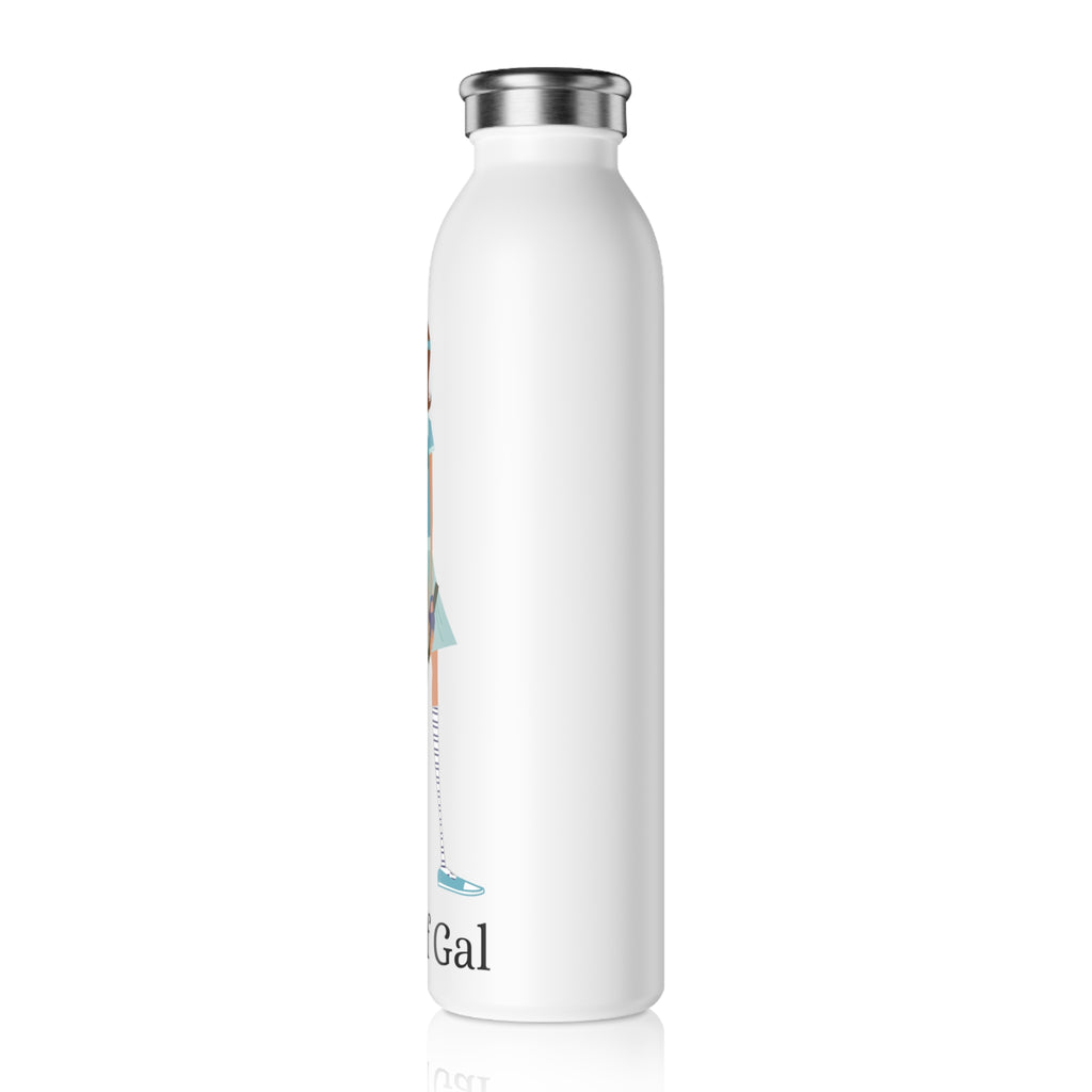 Golf Gal Slim Water Bottle Lily