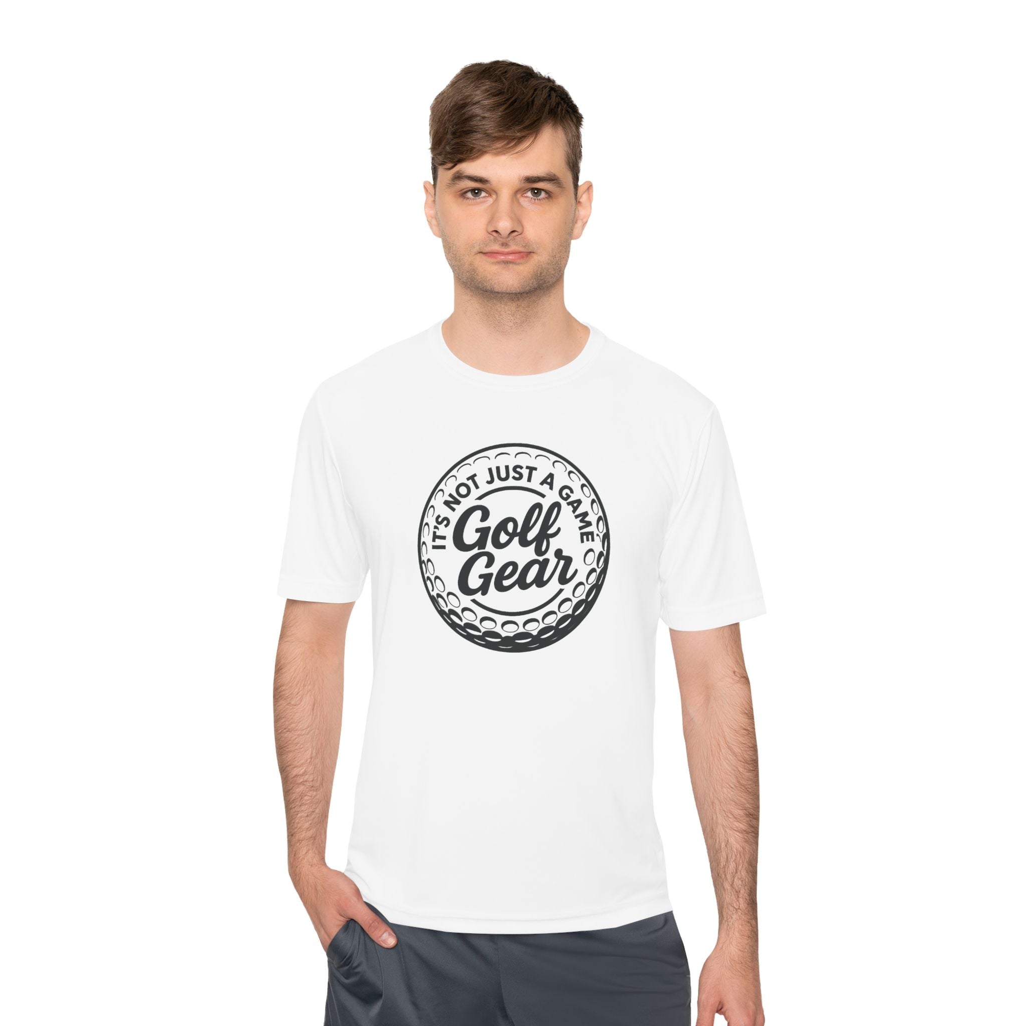 Golf Gear Tee — "It’s Not Just a Game" Moisture‑Wicking Golf Shirt