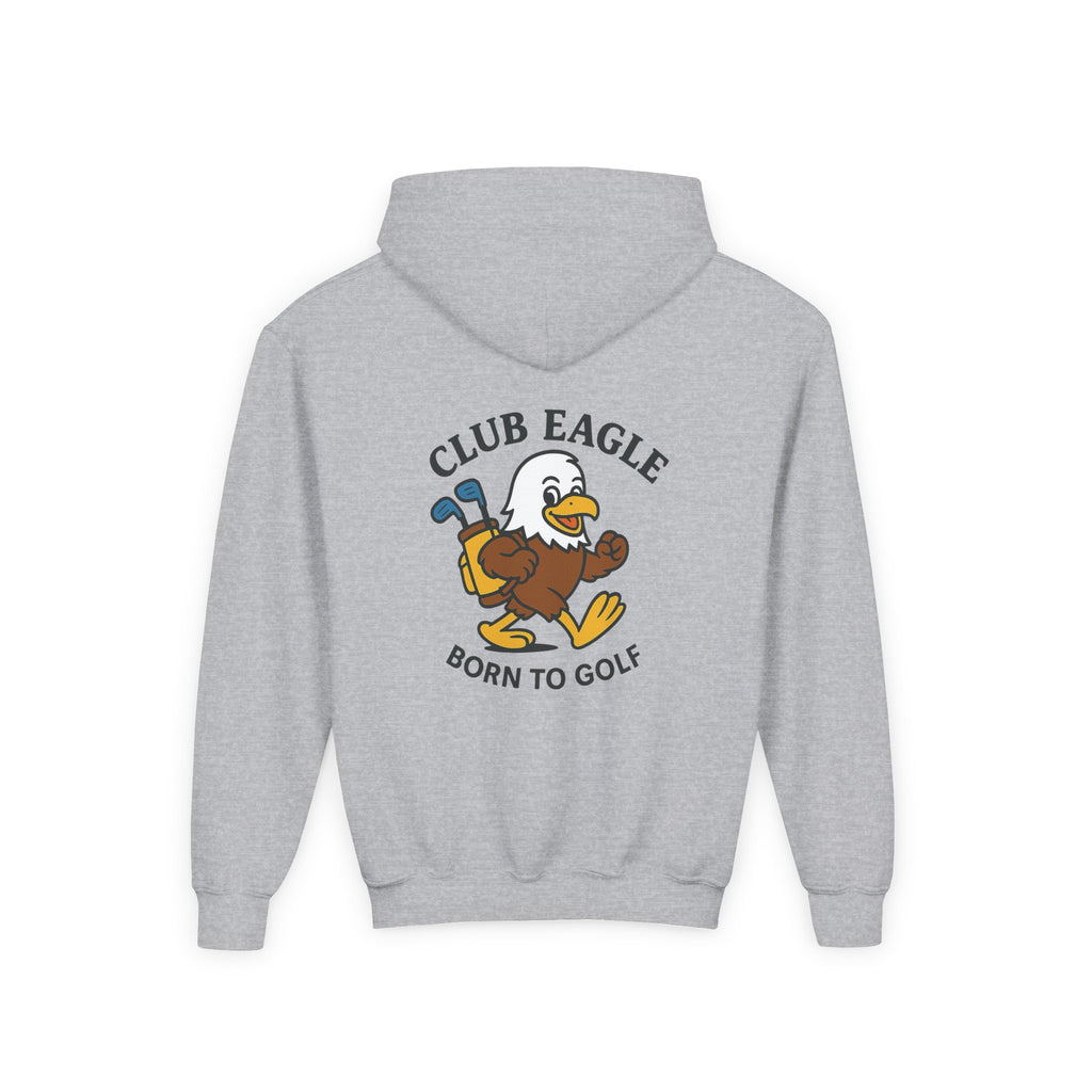 Club Eagle Born To Golf Youth Hoodie