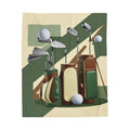 retro golf Velveteen Plush Blanket
