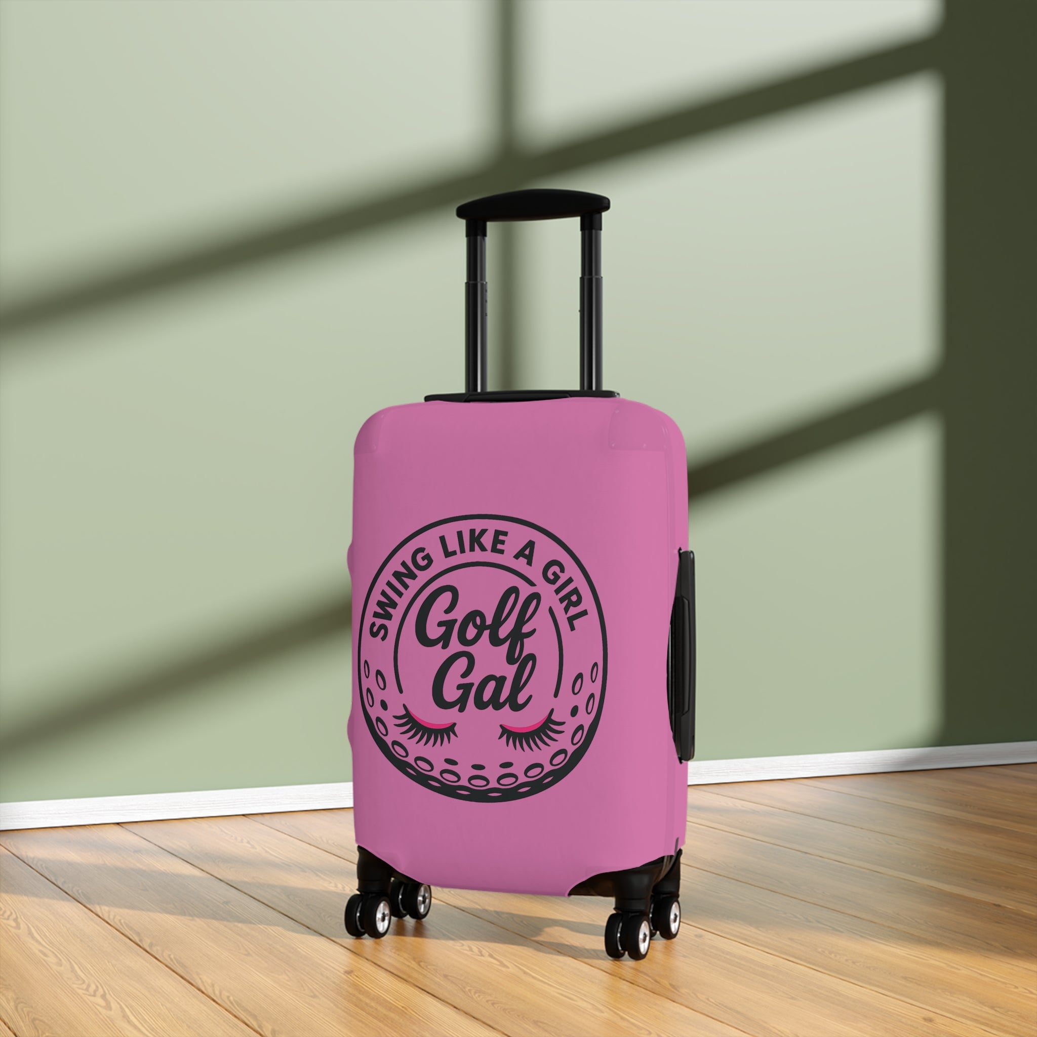 Golf Gal Luggage Cover Pink