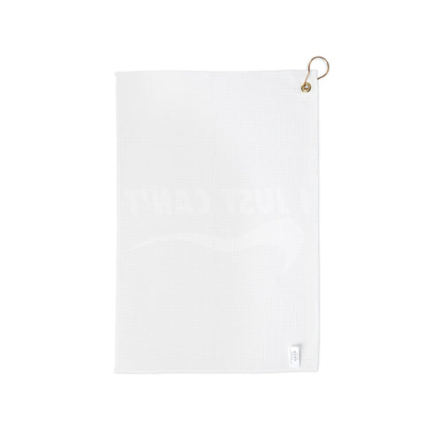 blue I just can't Golf Towel