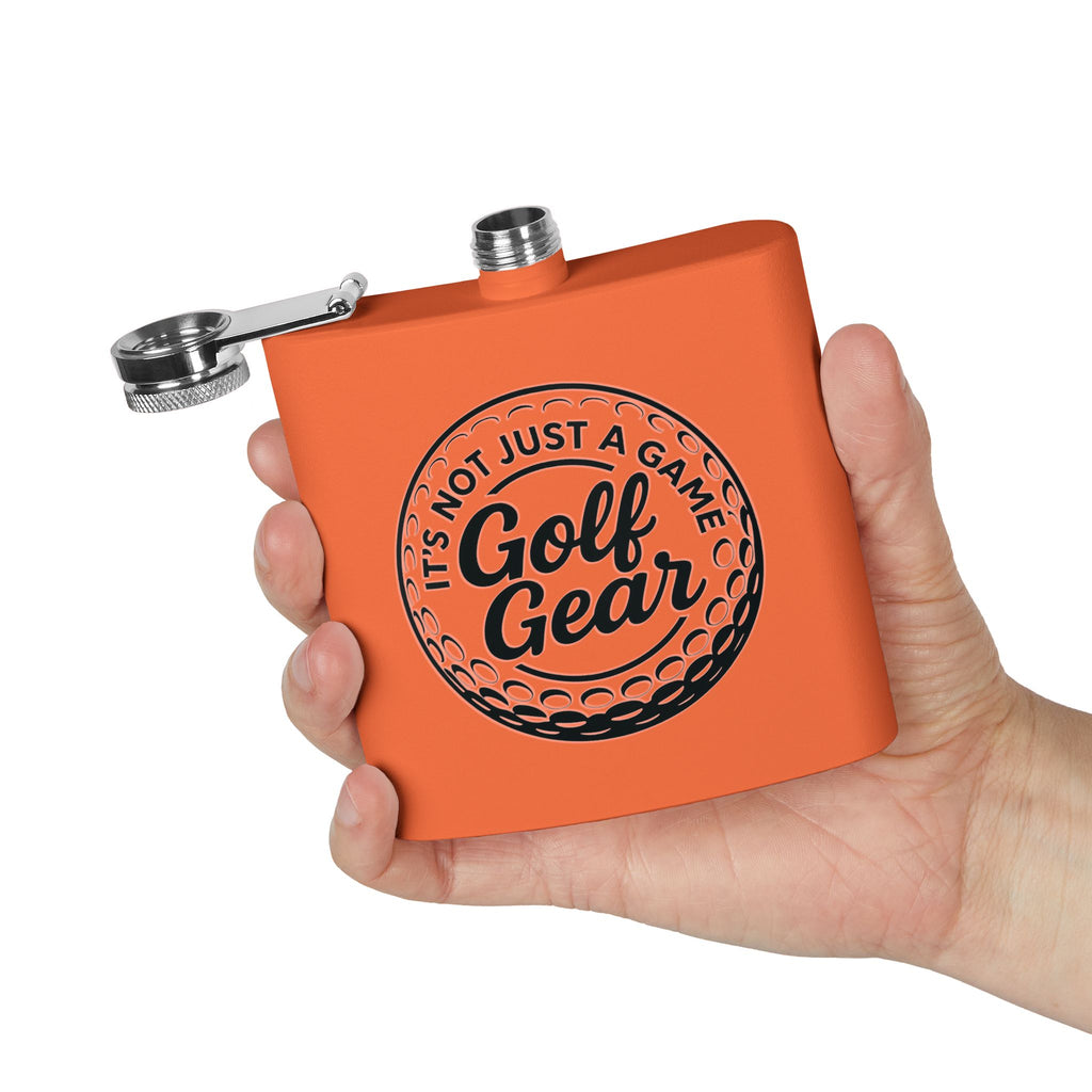 Golf Gear Sleek Stainless Steel Flask