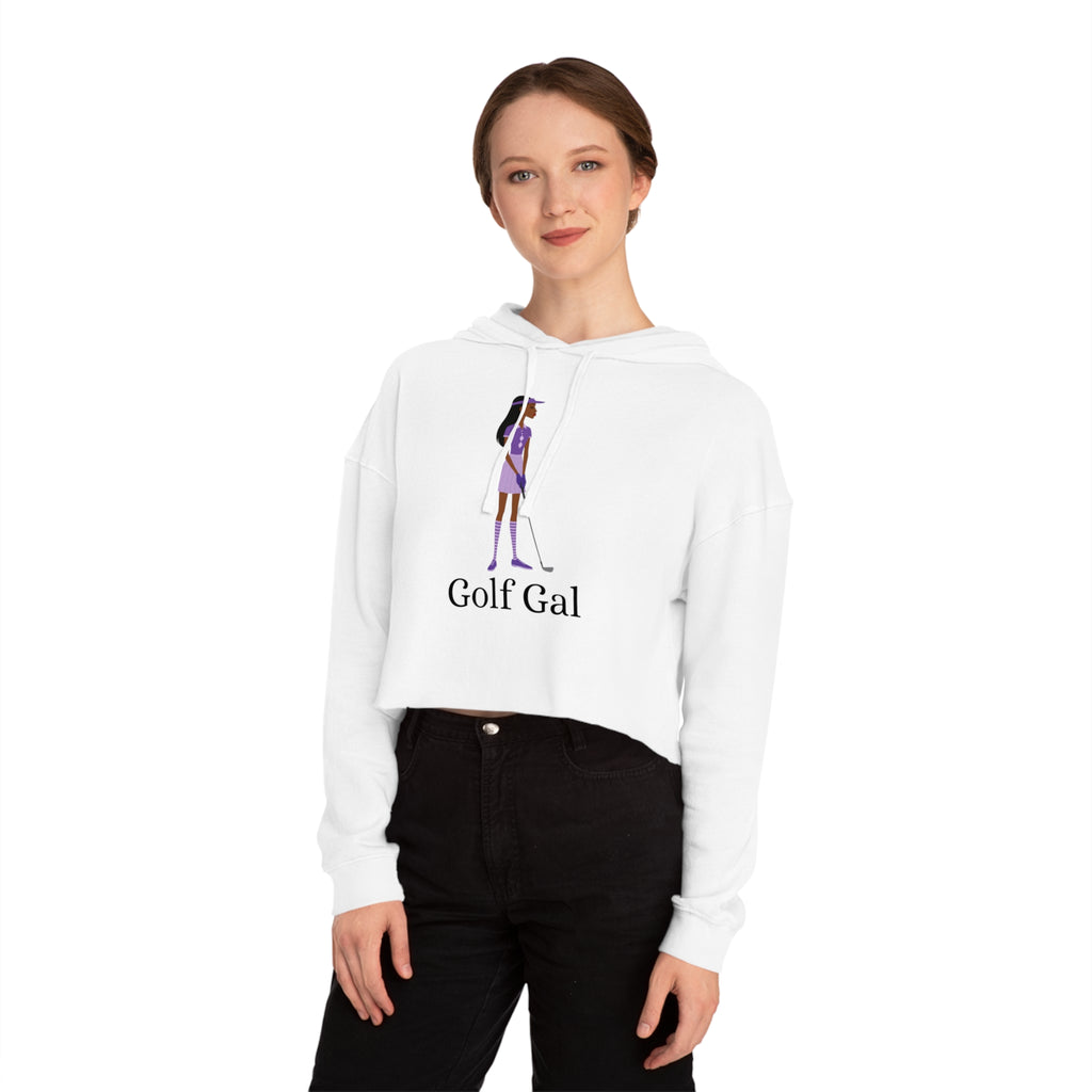 Golf Gal Women's Cropped Sweatshirt Violet