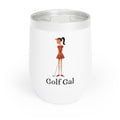 Golf Gal Wine Tumbler Ruby