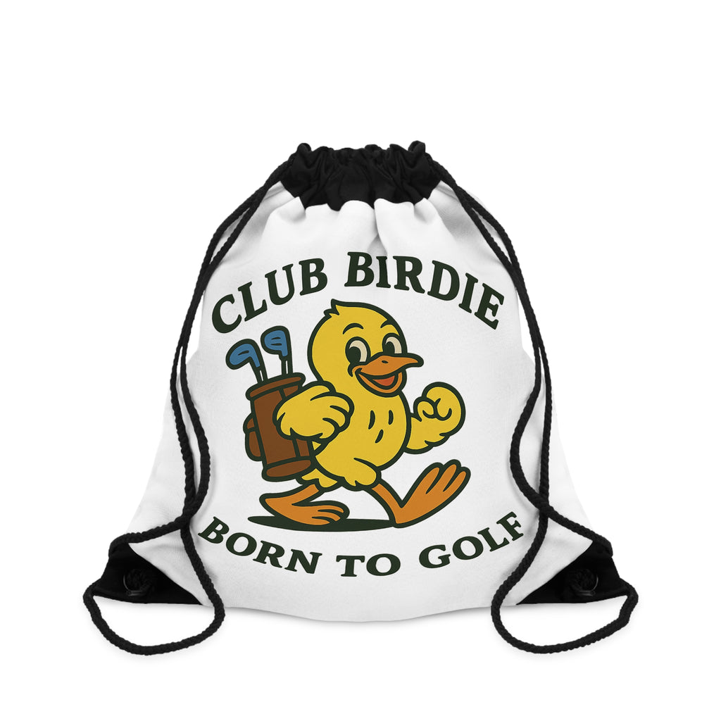 Club Birdie Born to Golf Drawstring Bag