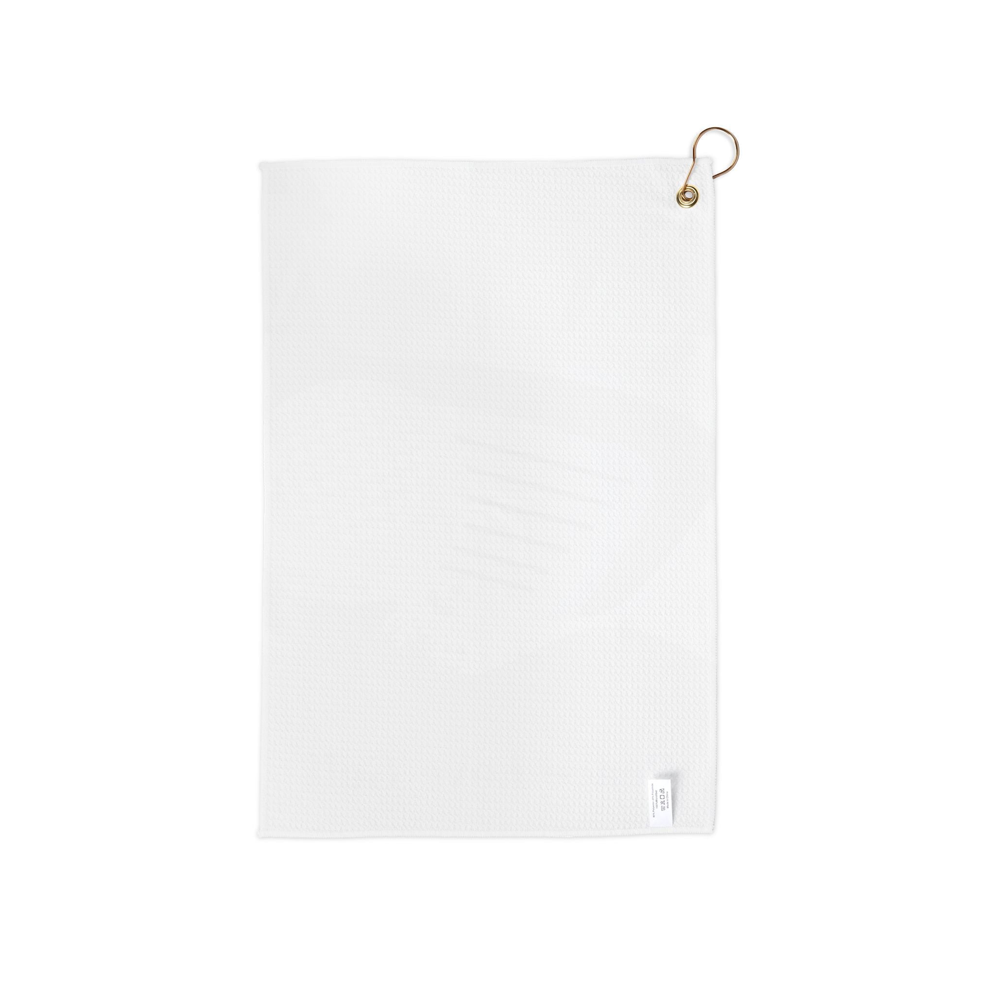 brown peace love Golf Towel