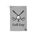 grey golf guy Golf Towels