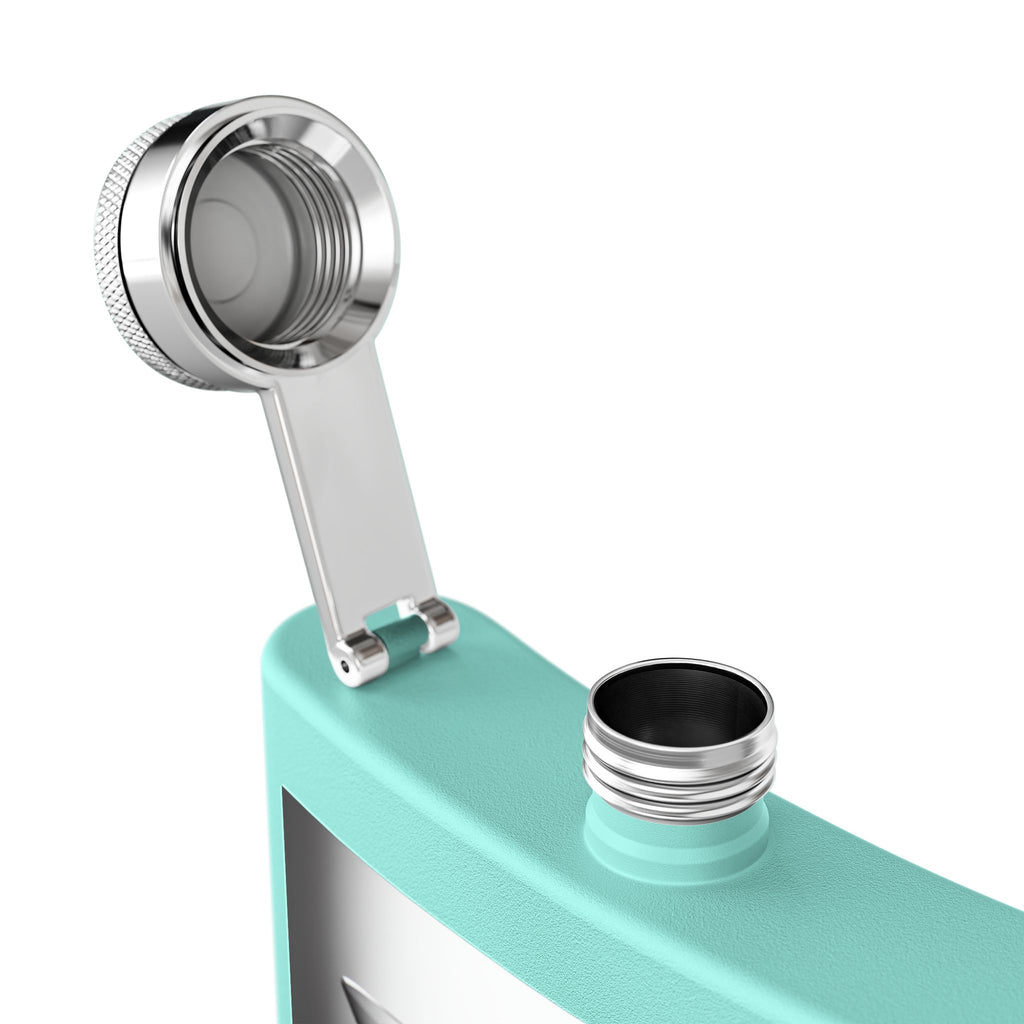 Martini Glass Sleek Stainless Steel Flask