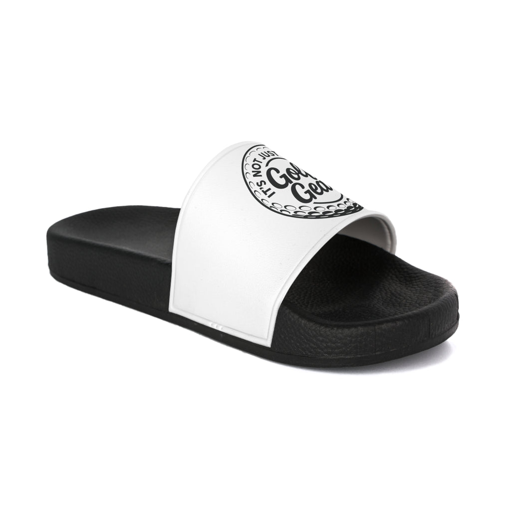 White Golf Gear Men's Slide Sandals