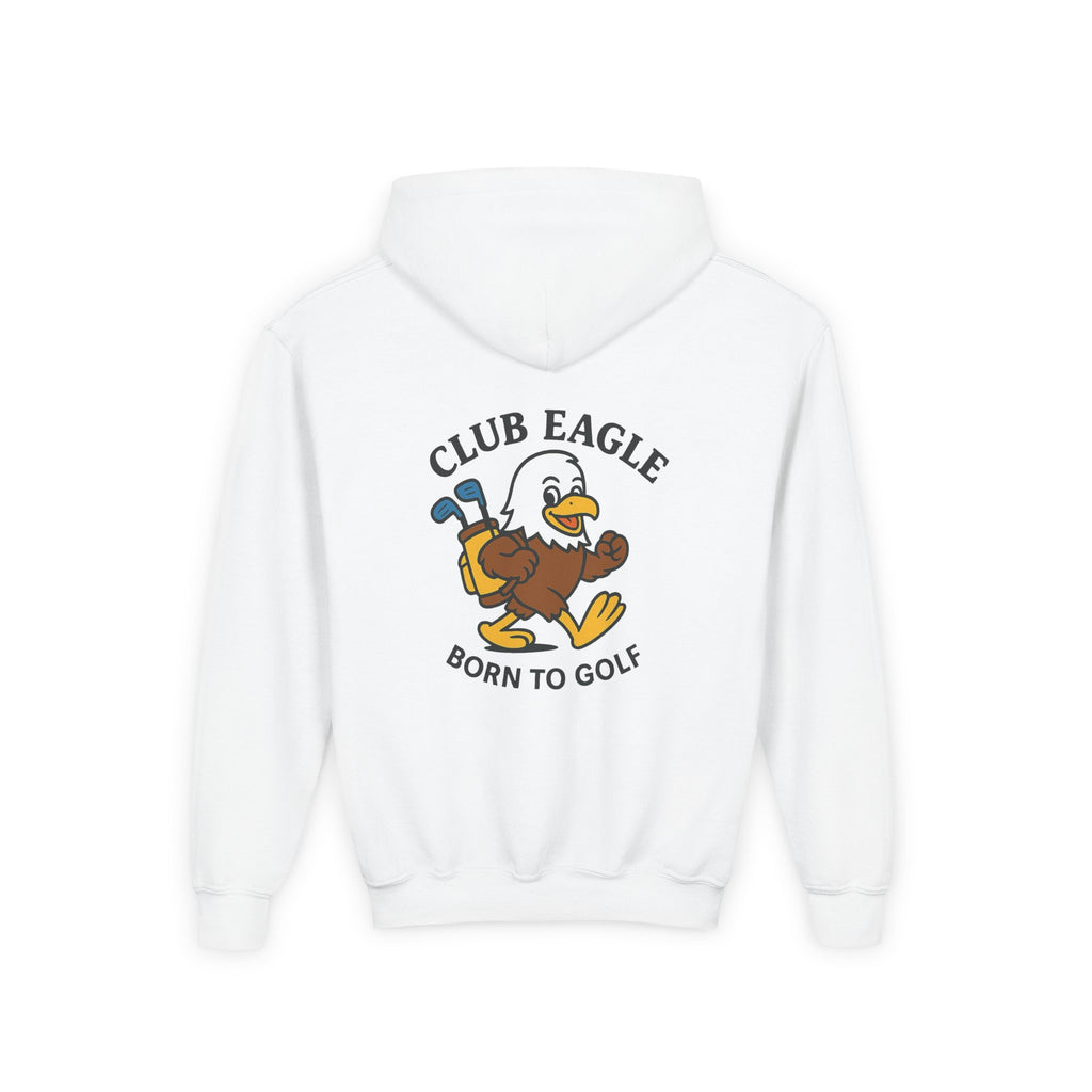 Club Eagle Born To Golf Youth Hoodie