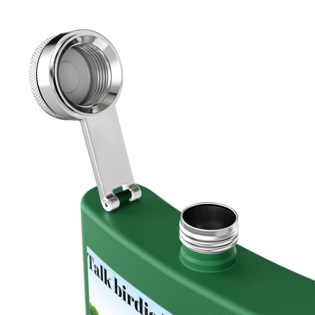 Talk Birdie to Me Sleek Stainless Steel Flask